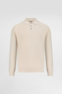 Long Sleeve Knit Polo