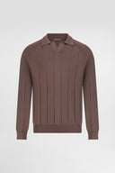 Classic V Neck Knit Polo