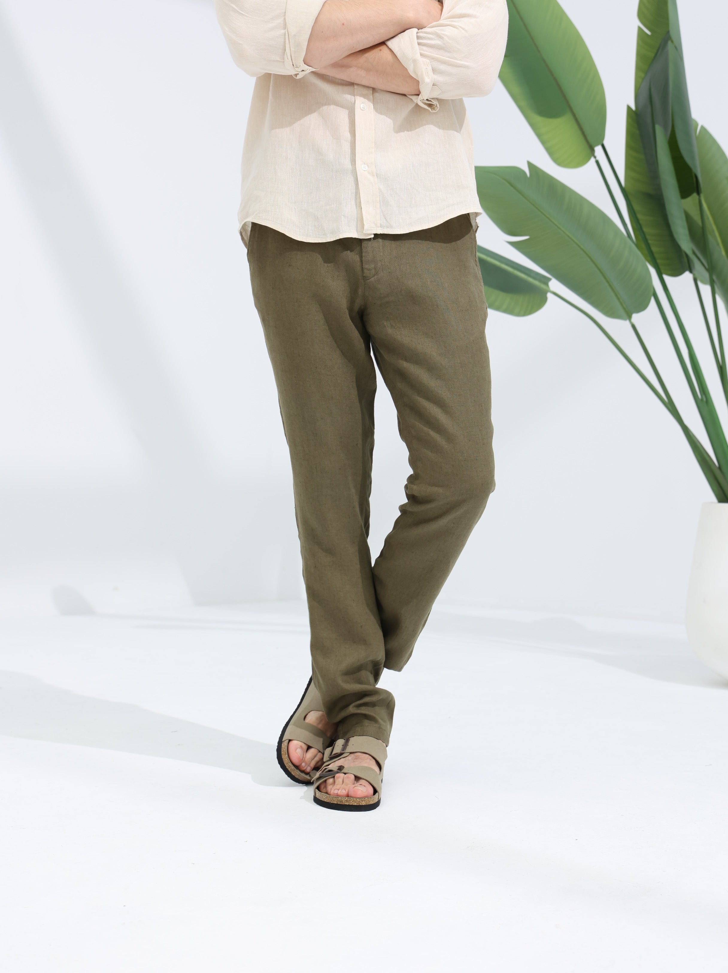 Men's Linen Trousers | Explore our New Arrivals | ZARA Turkey