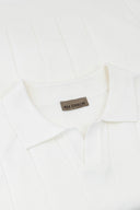 Classic V Neck Knit Polo