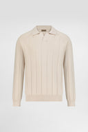 Classic V Neck Knit Polo