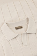 Classic V Neck Knit Polo