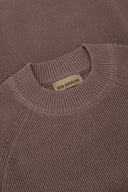 Rebbed Knit Crewneck Sweater