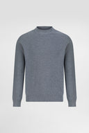 Rebbed Knit Crewneck Sweater