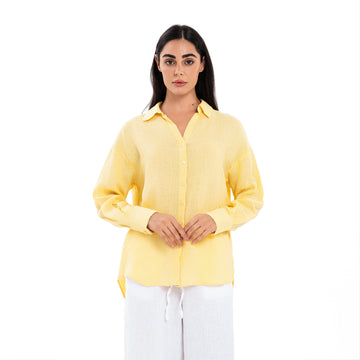 Linen Shirt - Yellow