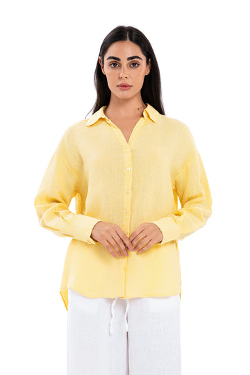 Linen Shirt - Yellow
