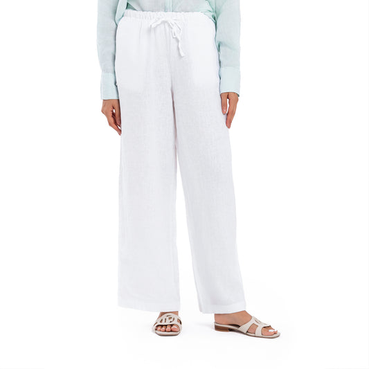 Linen Trouser - White