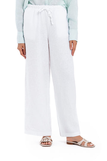 Linen Trouser - White