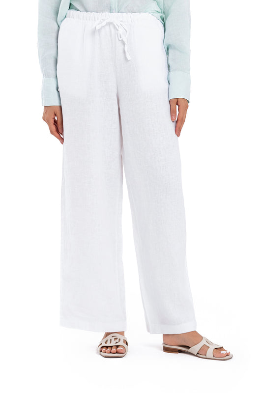 Linen Trouser - White