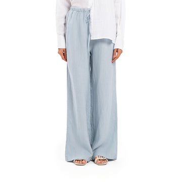 Linen Trouser - Baby Blue