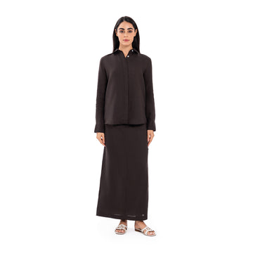 Full Set Skirt - Brown