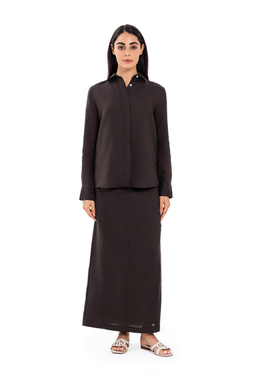 Full Set Skirt - Brown