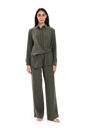 New Side-Belt Set - Olive