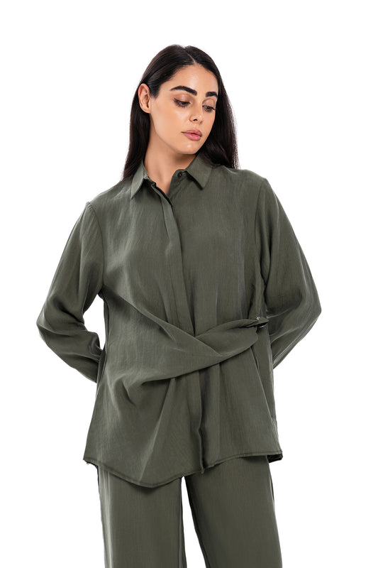 New Side-Belt Set - Olive