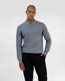 Long Sleeve Knit Polo