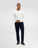 Classic V Neck Knit Polo