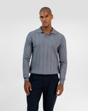 Classic V Neck Knit Polo