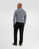 Rebbed Knit Crewneck Sweater