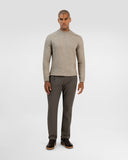 Cotton Blend Knit Sweater