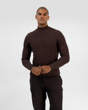 Cotton Mock Neck Sweater