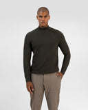 Cotton Mock Neck Sweater