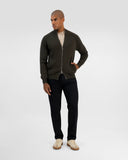 Basic Full Zip Knit Sweater