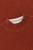 Cotton Mock Neck Sweater