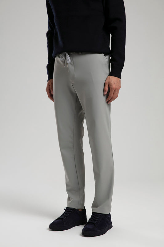 Waterproof Slim-Fit Trousers - Grey