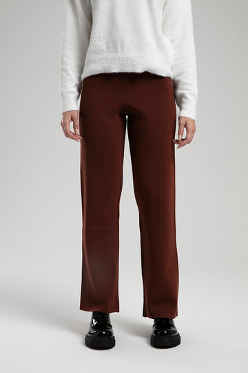 Women's Tailored Trousers - Chestnut