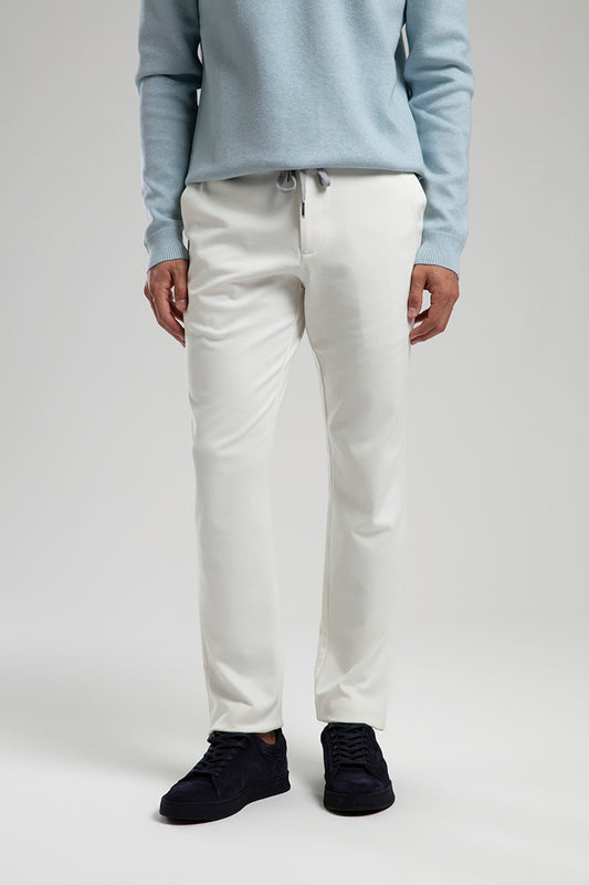 White Drawstring Trousers