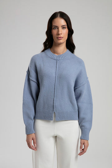 Wool Sweater - Blue