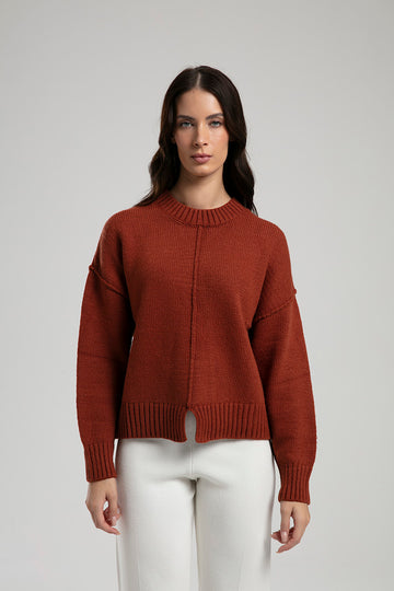 Wool Sweater - Orange