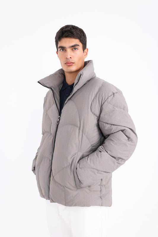 Puffer Jacket - Grey