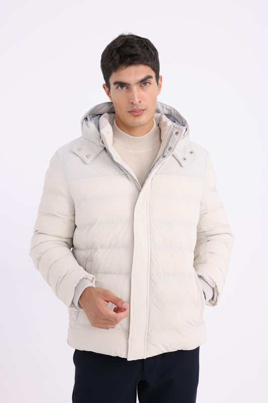 Puffer down jacket - White