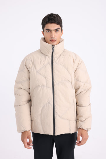 Puffer Jacket - Biege