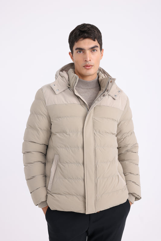 Puffer down jacket - Beige