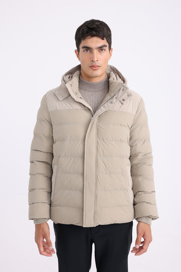 Puffer down jacket - Beige