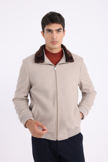 Wool Jacket - Beige