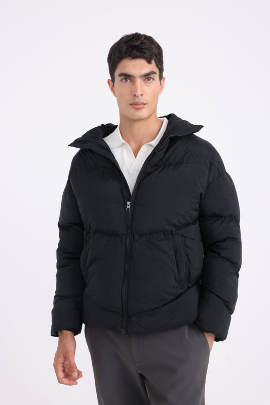 Puffer Jacket - Black