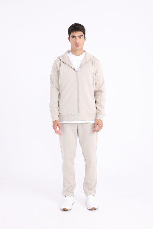 Full Set Jacket with Trouser - Beige