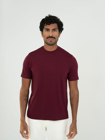 Basic T shirt - Burgundy