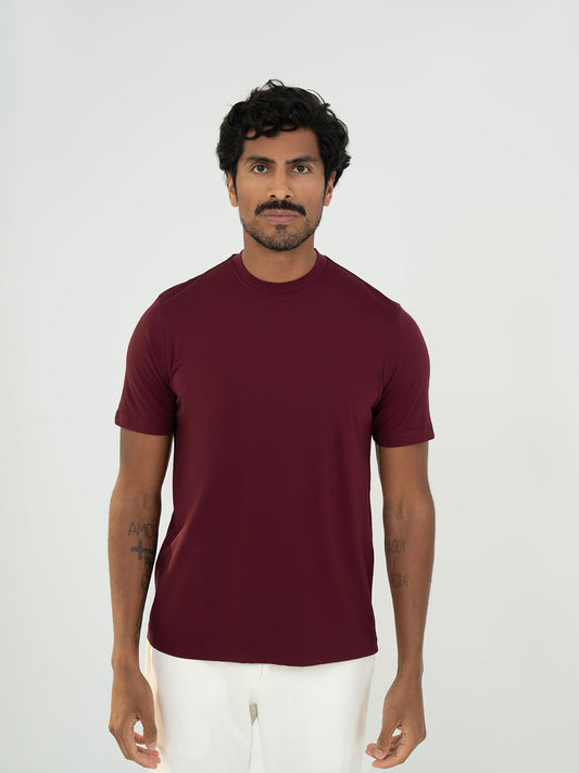 Basic T shirt - Burgundy