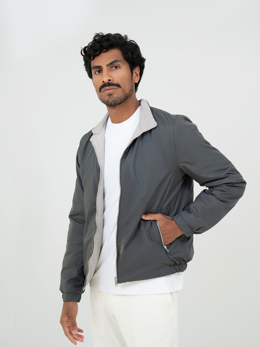 Double-Face Waterproof Jacket - green