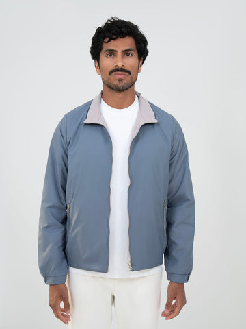 Double-Face Waterproof Jacket - Blue