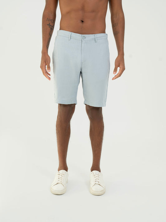 Linen Shorts – Baby Blue