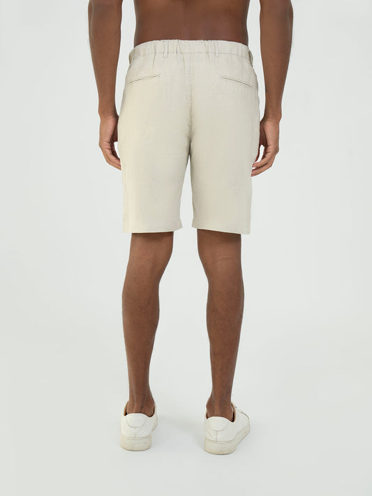 Linen Shorts – Beige
