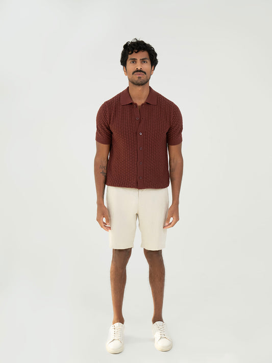Triko Shirt - Burgundy