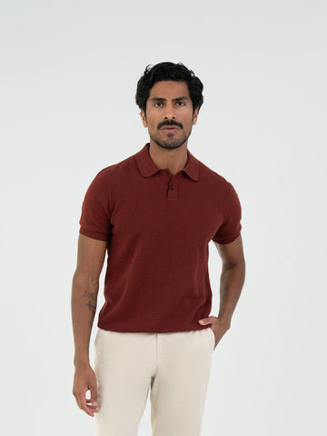 Polo Kintwear - Dark Burgundy