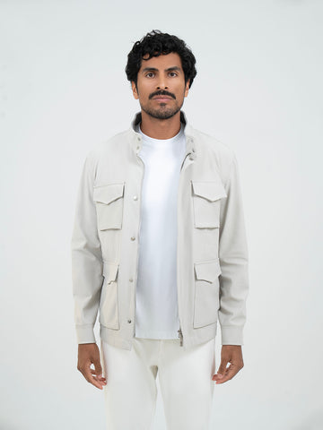 Waterproof Safari Jacket – Light Beige