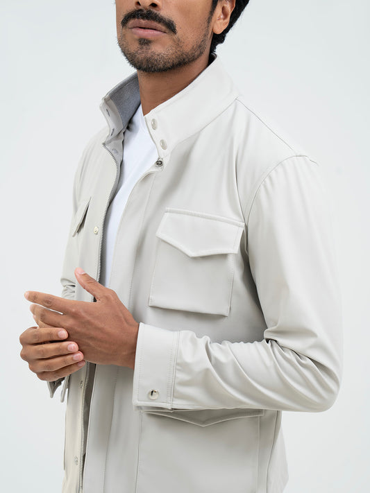 Waterproof Safari Jacket – Light Beige
